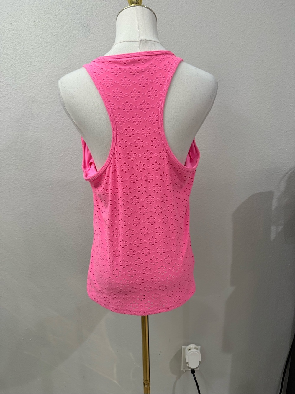 Lilly Pulitzer Asana Bra Tank Havana Pink sz L - Picture 3 of 5